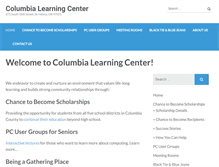 Tablet Screenshot of colcenter.org